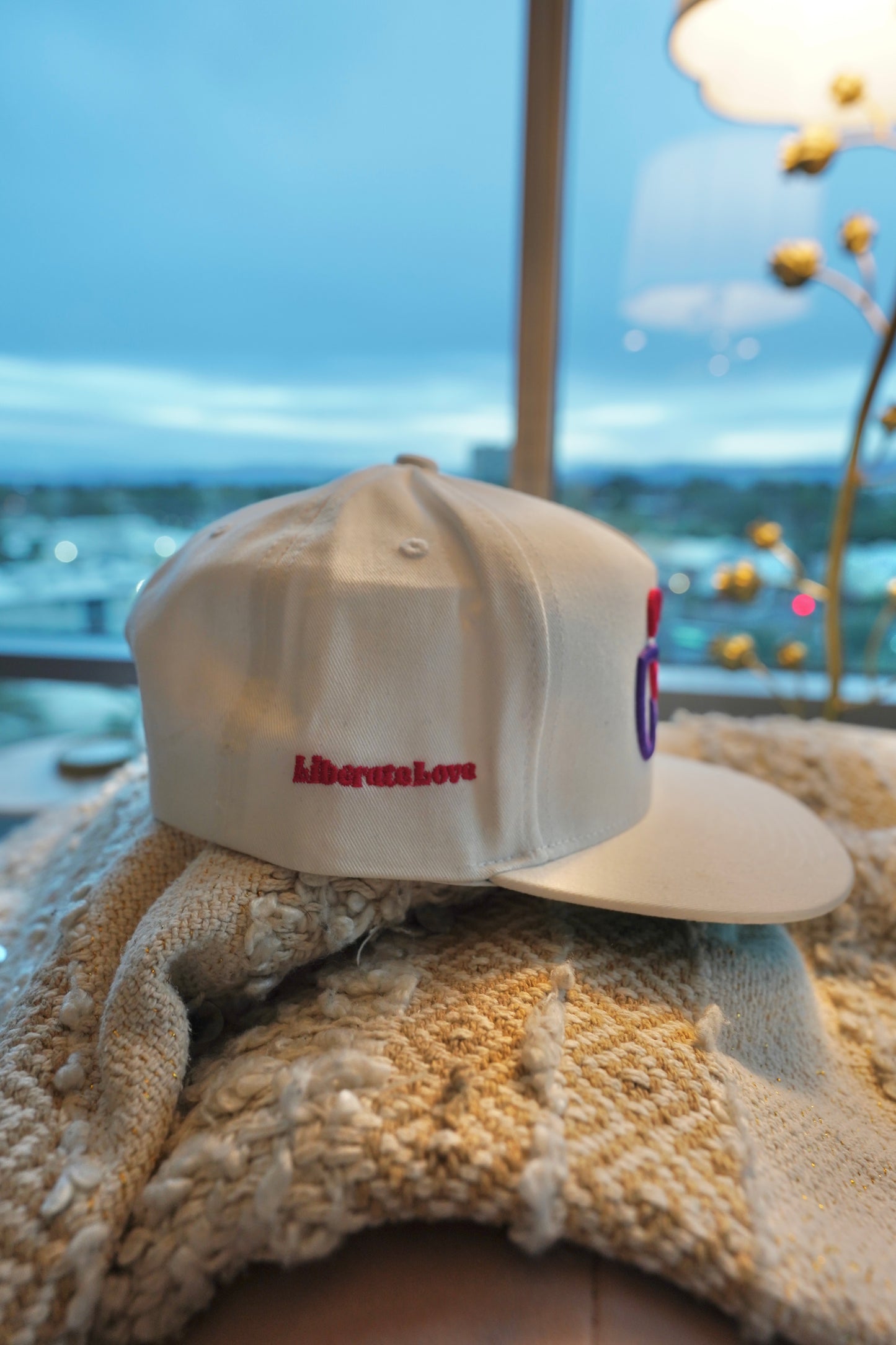 Liberate Love Multi Color Flat Bill Cap