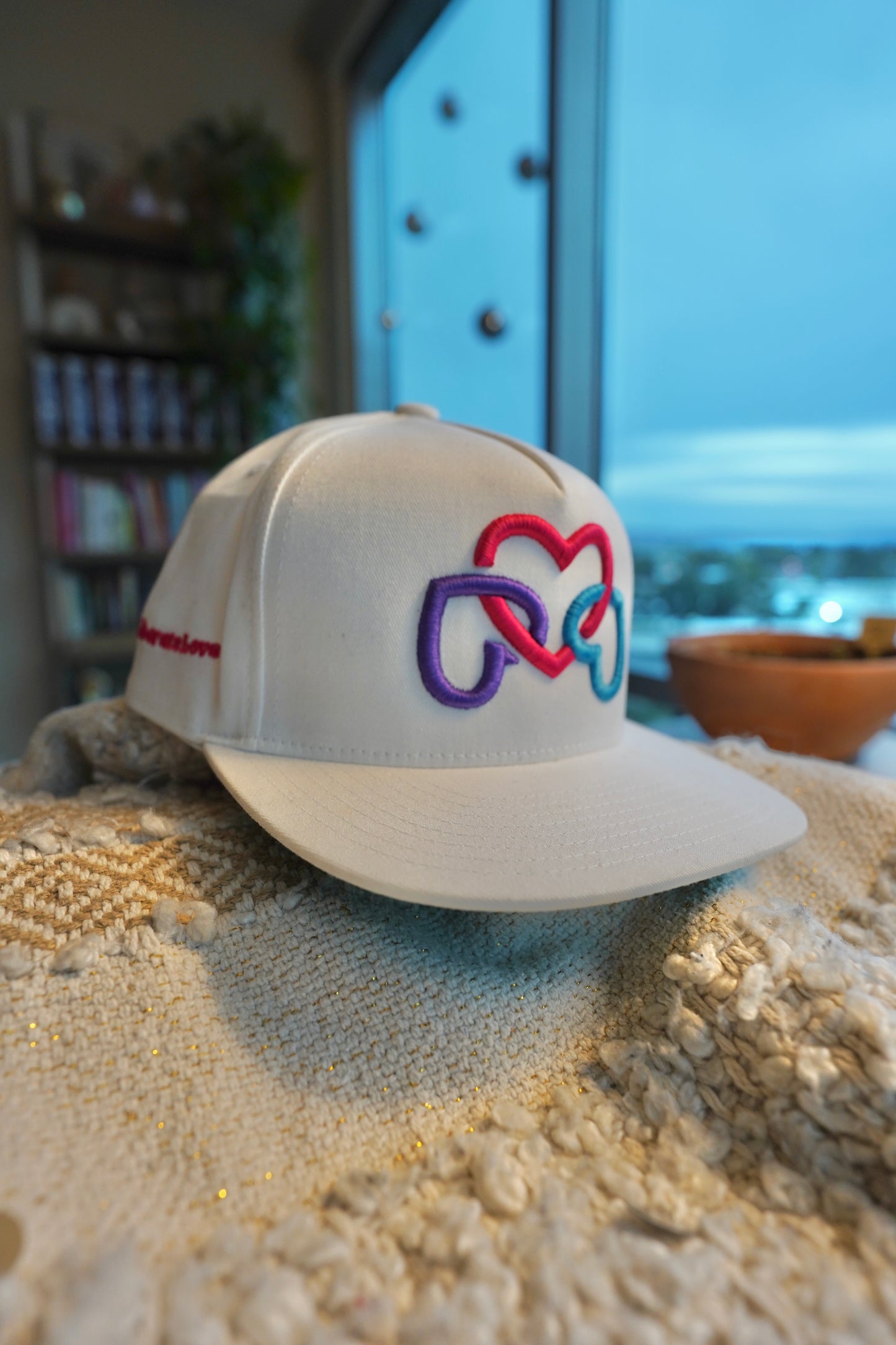 Liberate Love Multi Color Flat Bill Cap