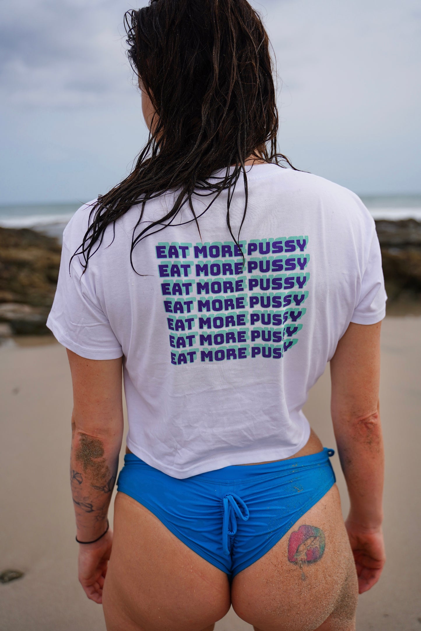 Eat More Pussy Crop Top - Liberate Love