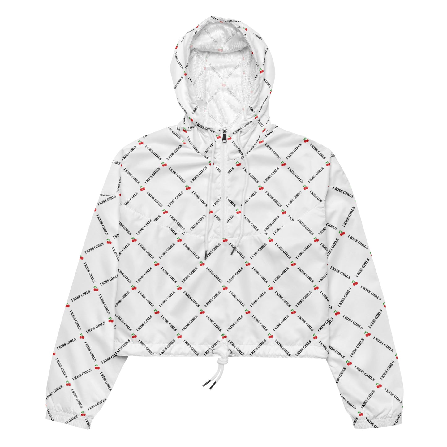 I Kiss Girls Cropped Windbreaker - Liberate Love