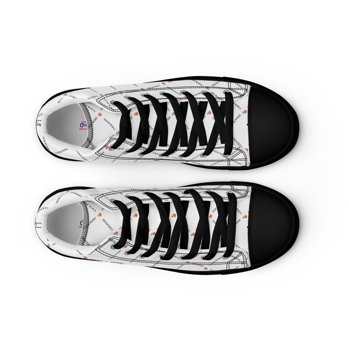 I Lick Pussy High Top Canvas Shoes - Liberate Love
