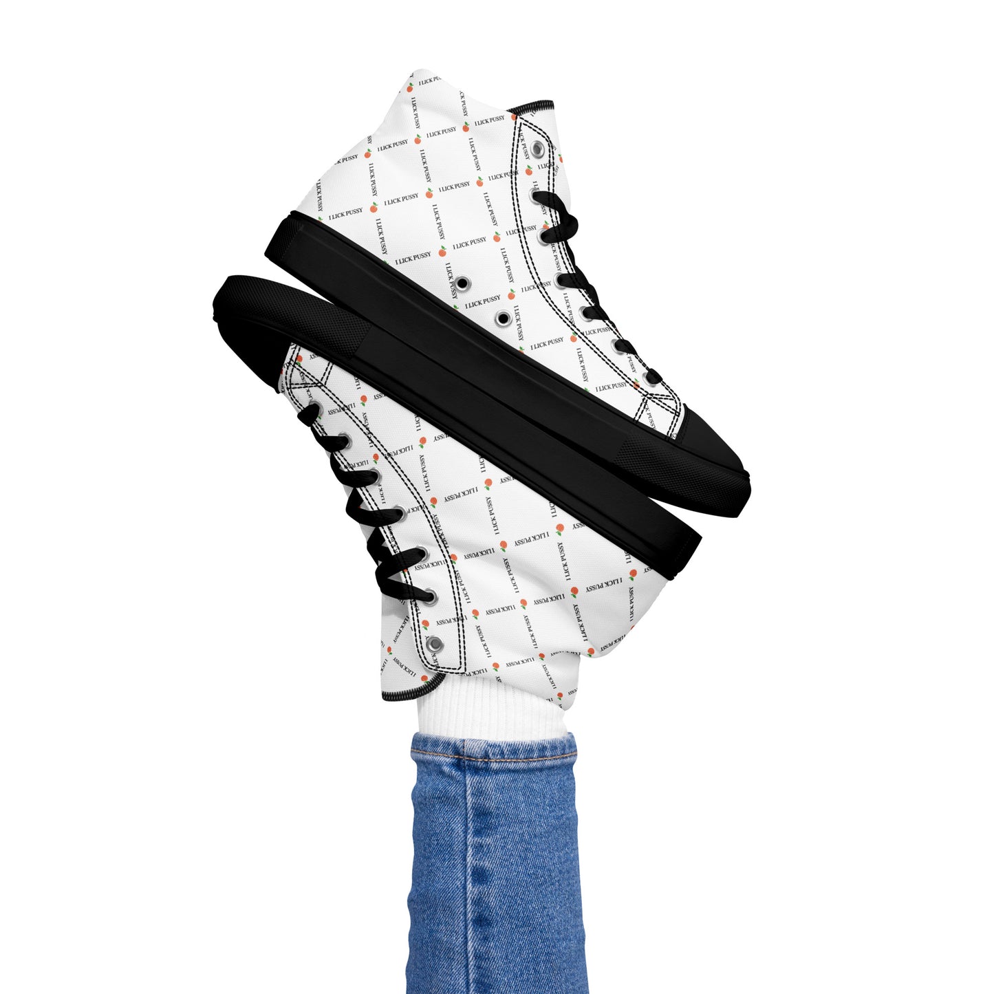 I Lick Pussy High Top Canvas Shoes - Liberate Love