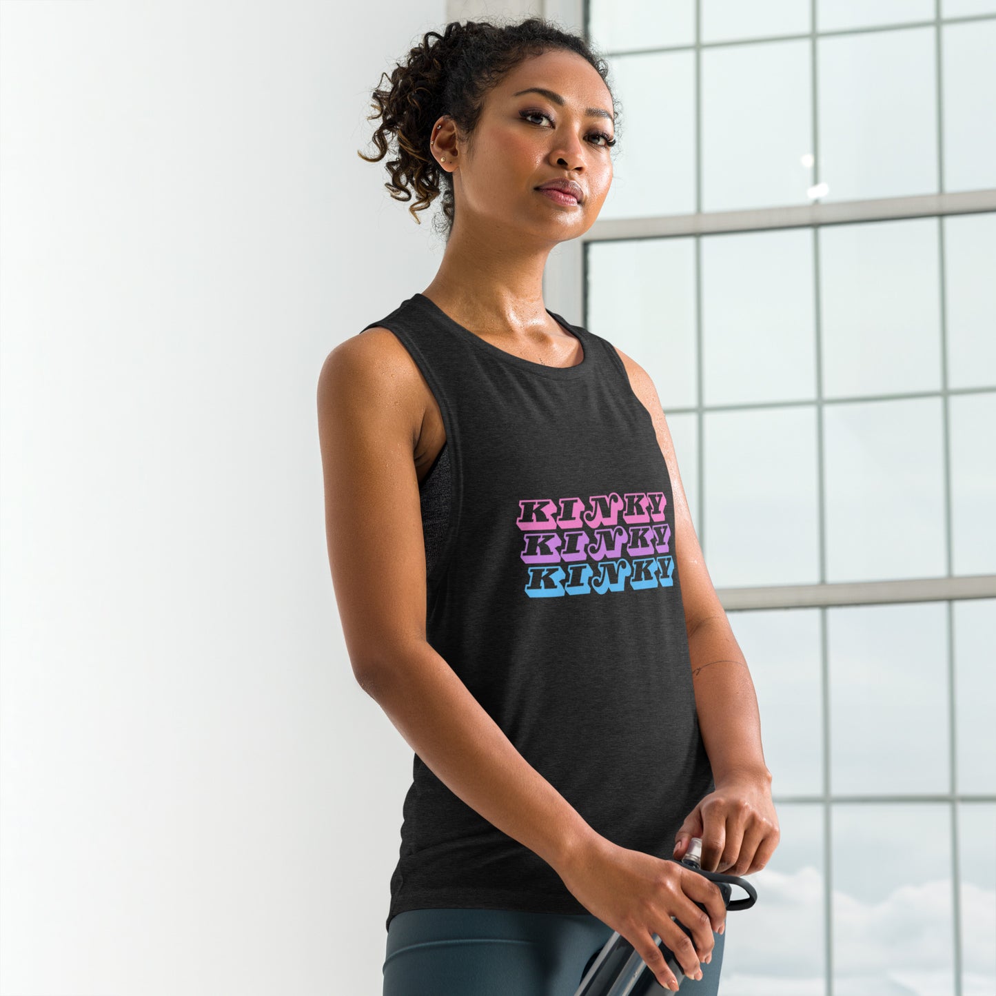 Kinky Open Tank (Black)