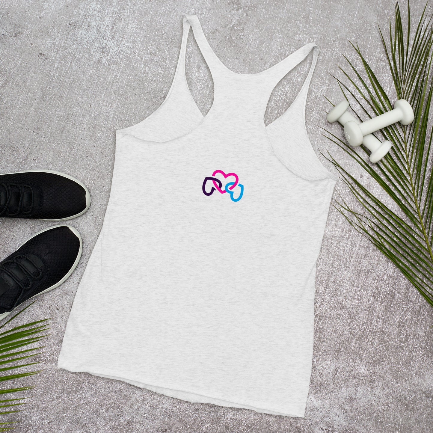 Kinky Racerback Tank in white