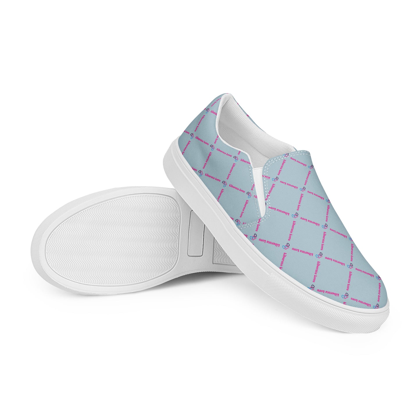 Liberate Love Slip-On Canvas Shoes (Pastel Blue) - Liberate Love