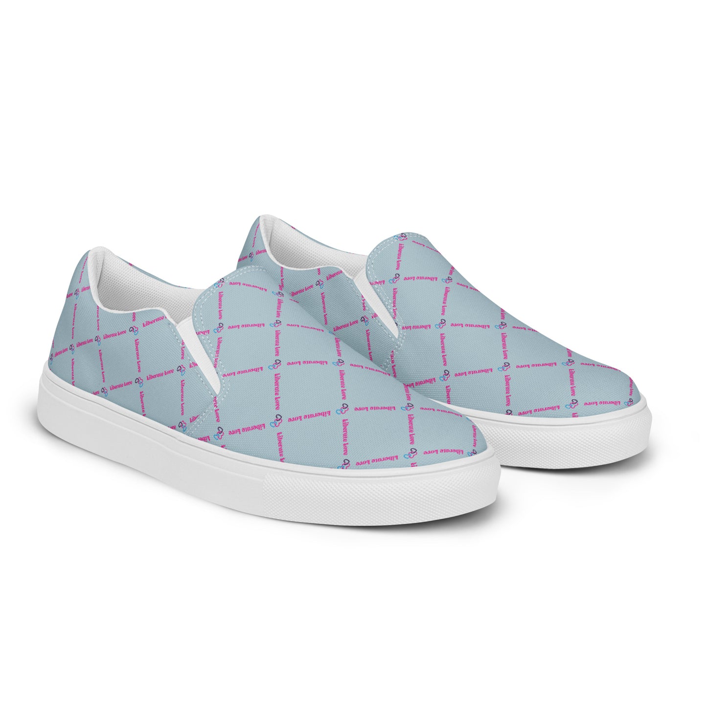Liberate Love Slip-On Canvas Shoes (Pastel Blue) - Liberate Love